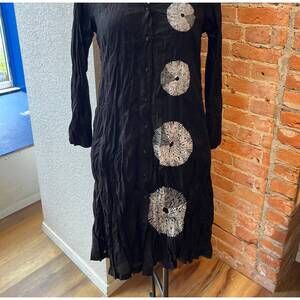 NEW DRESS ADDICT women's ball duster dress in black